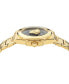 ფოტო #2 პროდუქტის Women's Swiss Gold Ion Plated Stainless Steel Bracelet Watch 37mm