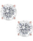 ფოტო #3 პროდუქტის Diamond Stud Earrings (1-3/8 ct. t.w.) in 14k White, Yellow or Rose Gold