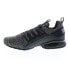 Фото #5 товара Puma Axelion Multi 19494701 Mens Black Canvas Athletic Running Shoes 9