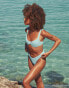 Фото #6 товара 4th & Reckless X Amaka Hamelijnck Elsie crinkle underwire cup bikini top in cornflower blue