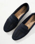 Schuh Reem woven loafers in navy Синий, 40 - фото #2