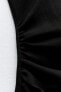 Фото #10 товара Платье облегающего кроя со сборками ZARA