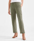 Фото #3 товара Petite Straight-Leg Cargo Ankle Pants, Created for Macy's