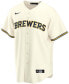 Men's Christian Yelich Cream Milwaukee Brewers Alternate Replica Player Jersey