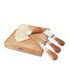 Formaggio Bamboo Cheese Board Tool Set- 5 Piece