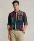 ფოტო #1 პროდუქტის Men's Classic-Fit Plaid Oxford Shirt