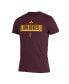 Men's Maroon Arizona State Sun Devils Wordmark Tri-Blend T-shirt