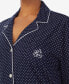 Фото #3 товара Пижама Ralph Lauren Plus Size Button-Front