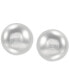 ფოტო #6 პროდუქტის 3-Pc. Set Polished Ball Stud Earrings in 14k Tricolor Gold