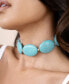 Oval Turquoise Stones Statement Choker