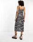 Фото #4 товара Vila cami maxi dress in zebra print