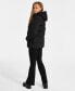 ფოტო #2 პროდუქტის Juniors' Bibbed Hooded Long-Sleeve Puffer Coat