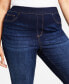 ფოტო #4 პროდუქტის Trendy Plus Size Pull-On Skinny Ankle Jeans