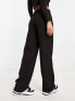 ONLY light weight pintuck wide leg trouser in black