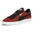 Puma Suede Animal Lace Up Mens Red Sneakers Casual Shoes 39110802