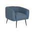 Фото #1 товара Кресло мягкое DKD Home Decor Синий Позолоченный Поролон Деревянный Металл 81 x 75 x 73 см