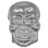 Фото #2 товара Deko Skull Wandskulptur Silber 42x30cm