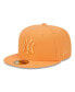 Фото #1 товара Men's Orange New York Yankees Spring Color 59FIFTY Fitted Hat