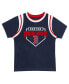 ფოტო #3 პროდუქტის Toddler Navy/Gray Boston Red Sox Bases Loaded T-Shirt Shorts Set