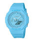 Фото #1 товара Часы и аксессуары Casio G-Shock мужские Аналогово-цифровые синие смолы, 45,4 мм, Ga2100-2A2.