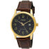 CASIO MTPV002GL1B watch Yellow Gold / Brown / Black - фото #2