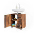 Фото #3 товара Мебель для ванной комнаты Vicco Waschbeckenunterschrank Ilias Eiche Rustikal 60 x 61 x 33 см