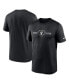 Фото #2 товара Men's Black Las Vegas Raiders Horizontal Lockup Legend T-shirt