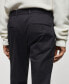 ფოტო #4 პროდუქტის Men's Slim-Fit Cotton Pleated Pants