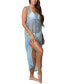 Фото #3 товара Платье-туника макси с разрезом J Valdi для женщин