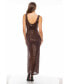 Фото #2 товара Women's Sequin Tank Gown