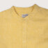Фото #3 товара HAPPY BAY Pure linen Mellow yellow long sleeve shirt