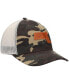 ფოტო #4 პროდუქტის Men's Camo Massachusetts Icon Woodland State Patch Trucker Snapback Hat