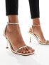Фото #1 товара Simmi London Damira strappy barely there sandal in gold