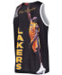 Фото #3 товара Men's Shaquille O'Neal Black Los Angeles Lakers Hardwood Classics Player Tank Top