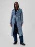 Фото #3 товара Longline Icon Denim Trench Jacket