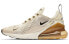 Кроссовки Nike Air Max 270 Low Top Men's Shoes Beige