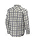 Фото #3 товара Men's Darius Rucker Collection by Gray, Natural Miami Hurricanes Plaid Flannel Long Sleeve Button-Up Shirt
