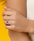 ფოტო #6 პროდუქტის Black Diamond (1 ct. t.w.) & White Diamond Accent Engagement Ring in 14k White Gold