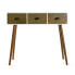 Мебель для прихожей с 3 ящиками Versa Белый Деревянный ДСП и древесина сосны 30 x 80,5 x 90 cm