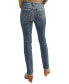 ფოტო #2 პროდუქტის Women's Suki Mid-Rise Curvy Straight-Leg Jeans