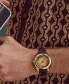 ფოტო #4 პროდუქტის Men's Classic Jet Star Brown Leather Strap Watch 40mm