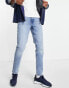 Фото #1 товара ASOS DESIGN Cone Mill Denim stretch slim fit 'American classic' jeans in 90's mid wash