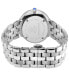 ფოტო #3 პროდუქტის Women's Verona Silver Stainless Steel Watch 37mm