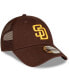 Фото #4 товара Men's Brown San Diego Padres Trucker 9Forty Snapback Hat