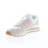 Фото #4 товара New Balance 574 U574RE2 Mens White Suede Lace Up Lifestyle Sneakers Shoes