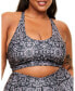 Фото #1 товара Plus Size Lotus Medium Support Lotus Sports Bra