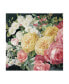 Фото #1 товара Danhui Nai Antique Roses on Black Crop Canvas Art - 36.5" x 48"