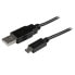 Фото #2 товара Long Micro-USB Charge-and-Sync Cable M/M - 24 AWG - 3 m (10 ft.) - 3 m - USB A - Micro-USB B - USB 2.0 - Male/Male - Black