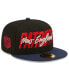 Фото #4 товара Men's Black, Navy New England Patriots 2022 NFL Draft On Stage 59FIFTY Fitted Hat