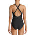 Фото #2 товара No Boundaries Juniors' Rich Black Western Belted One-Piece Swimsuit Size Medium